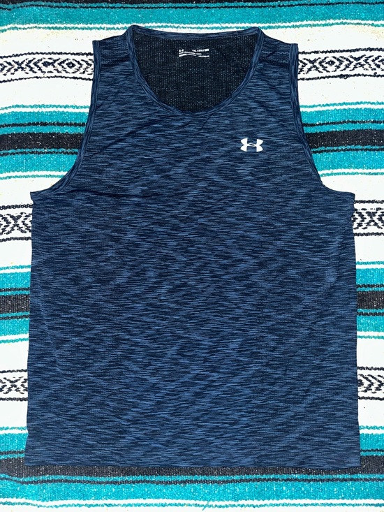 Under Armour Other - Under Armour Men's Fitted Stretchy Tank in Blue